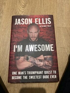 Jason Ellis "I'm Awesome" Hardcover Book - Red Cover